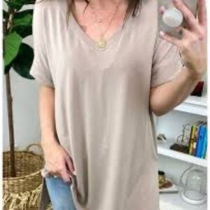 Anthropologie cloth & stone size large v neck blouse